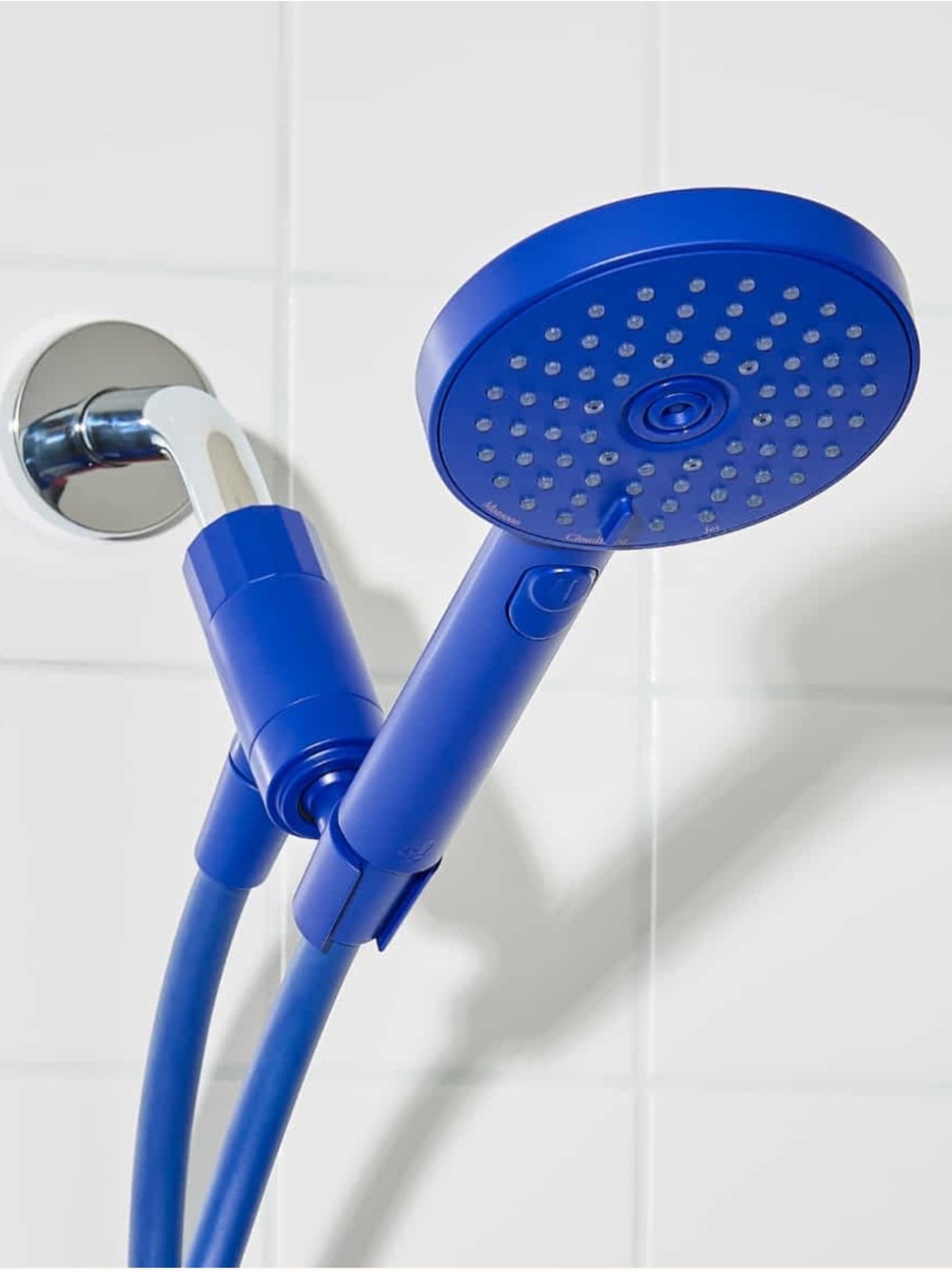Sproos! Blue Hand Shower - Modern Multi-Spray Handheld Shower